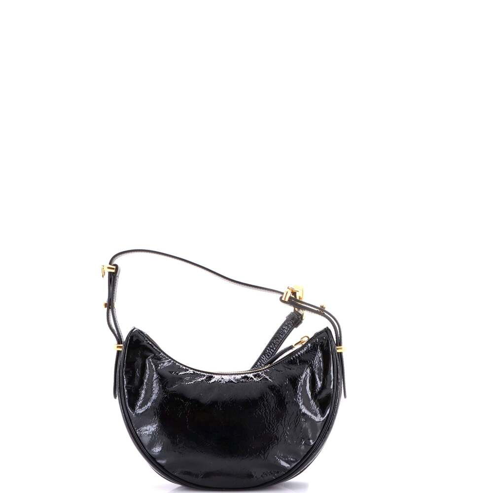 Prada Arque Half Moon Hobo Vernice #269082P21B - Picture 3 of 8